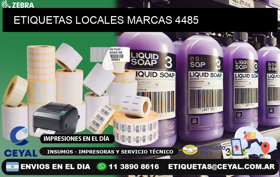 ETIQUETAS LOCALES MARCAS 4485