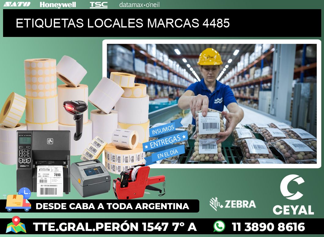 ETIQUETAS LOCALES MARCAS 4485