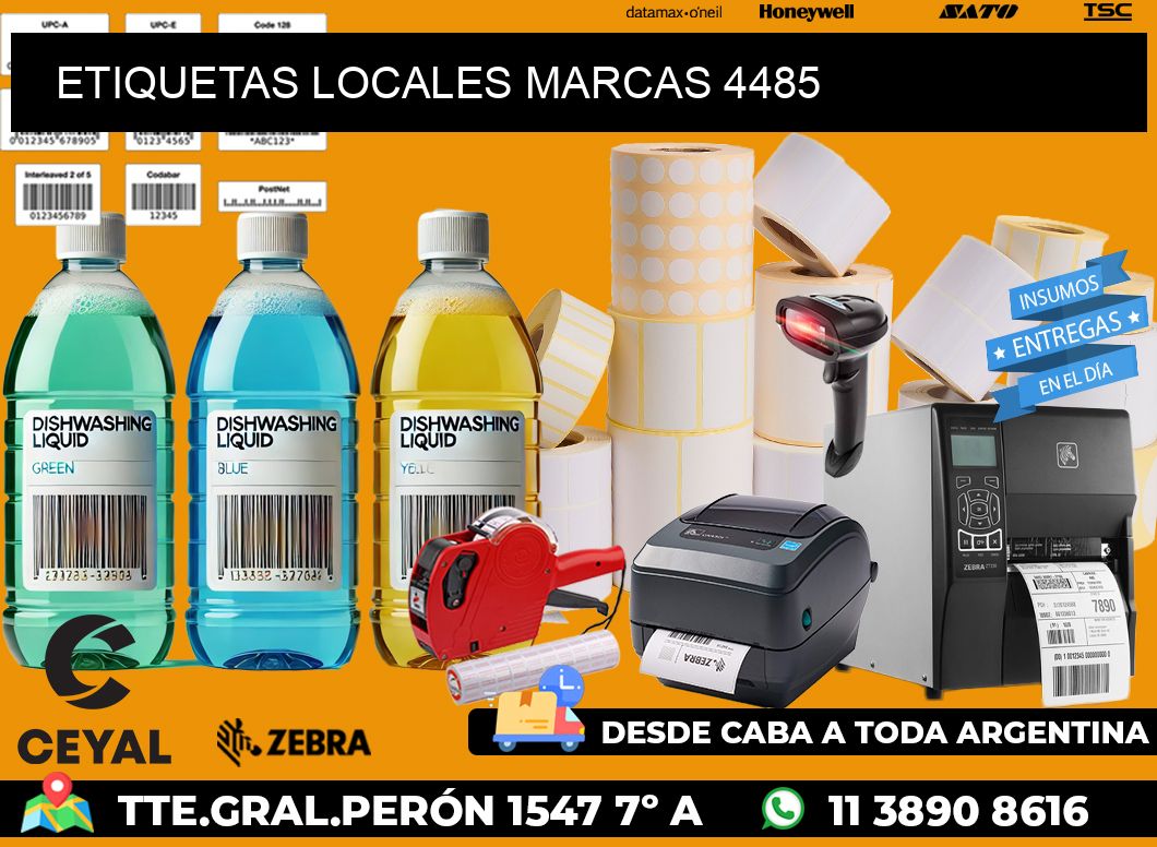 ETIQUETAS LOCALES MARCAS 4485