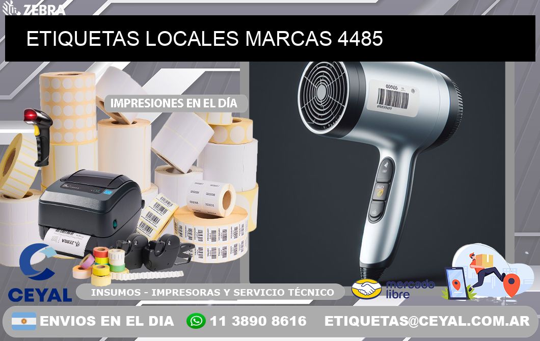 ETIQUETAS LOCALES MARCAS 4485