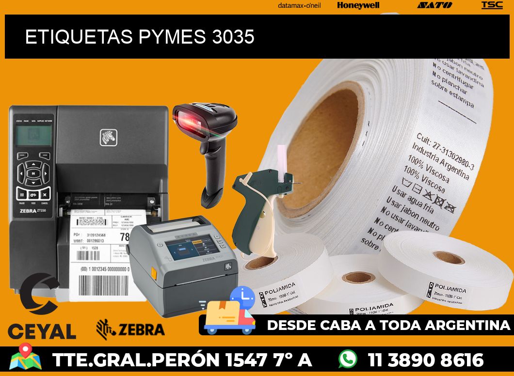 ETIQUETAS PYMES 3035