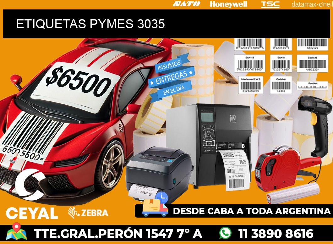 ETIQUETAS PYMES 3035