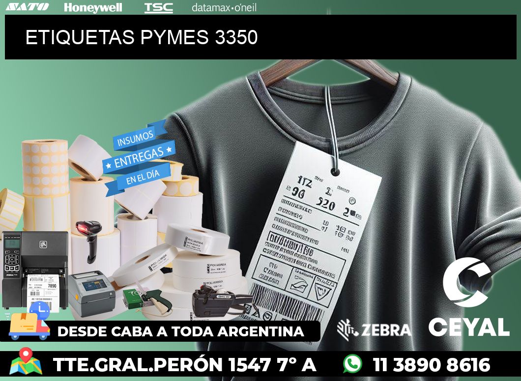 ETIQUETAS PYMES 3350