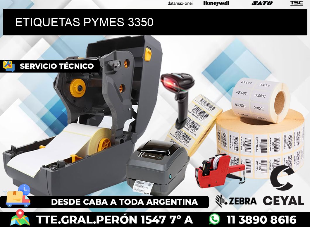 ETIQUETAS PYMES 3350