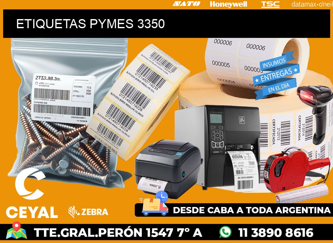 ETIQUETAS PYMES 3350