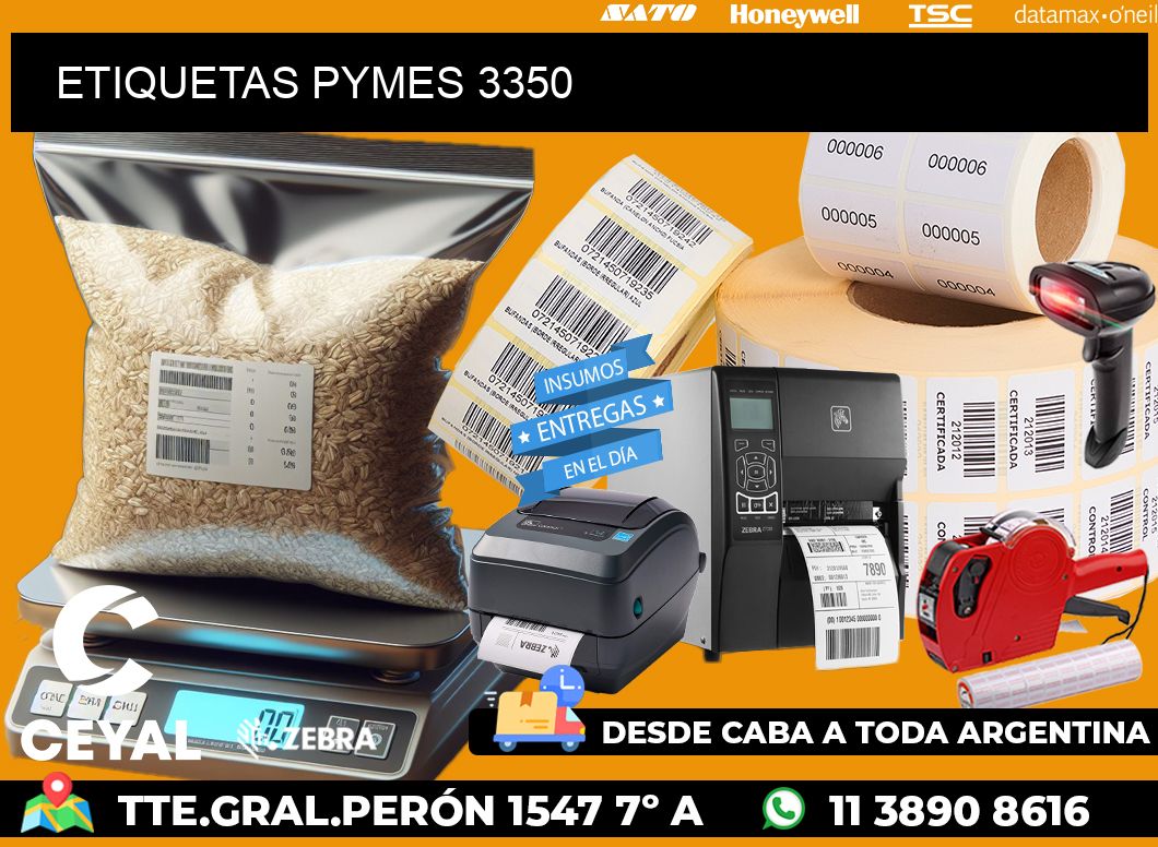 ETIQUETAS PYMES 3350