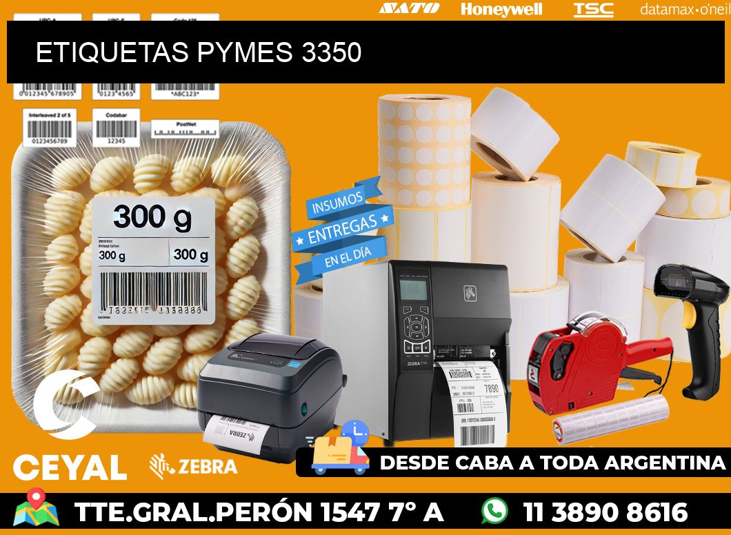 ETIQUETAS PYMES 3350