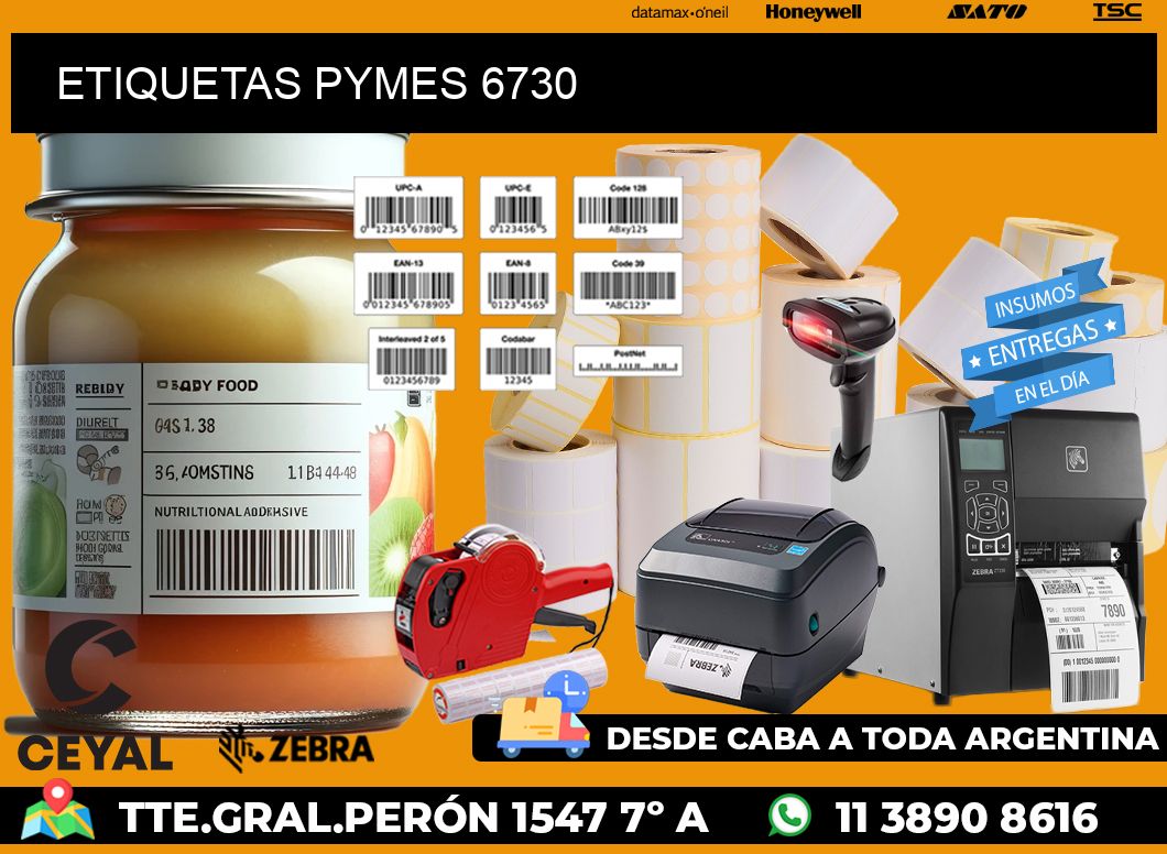 ETIQUETAS PYMES 6730