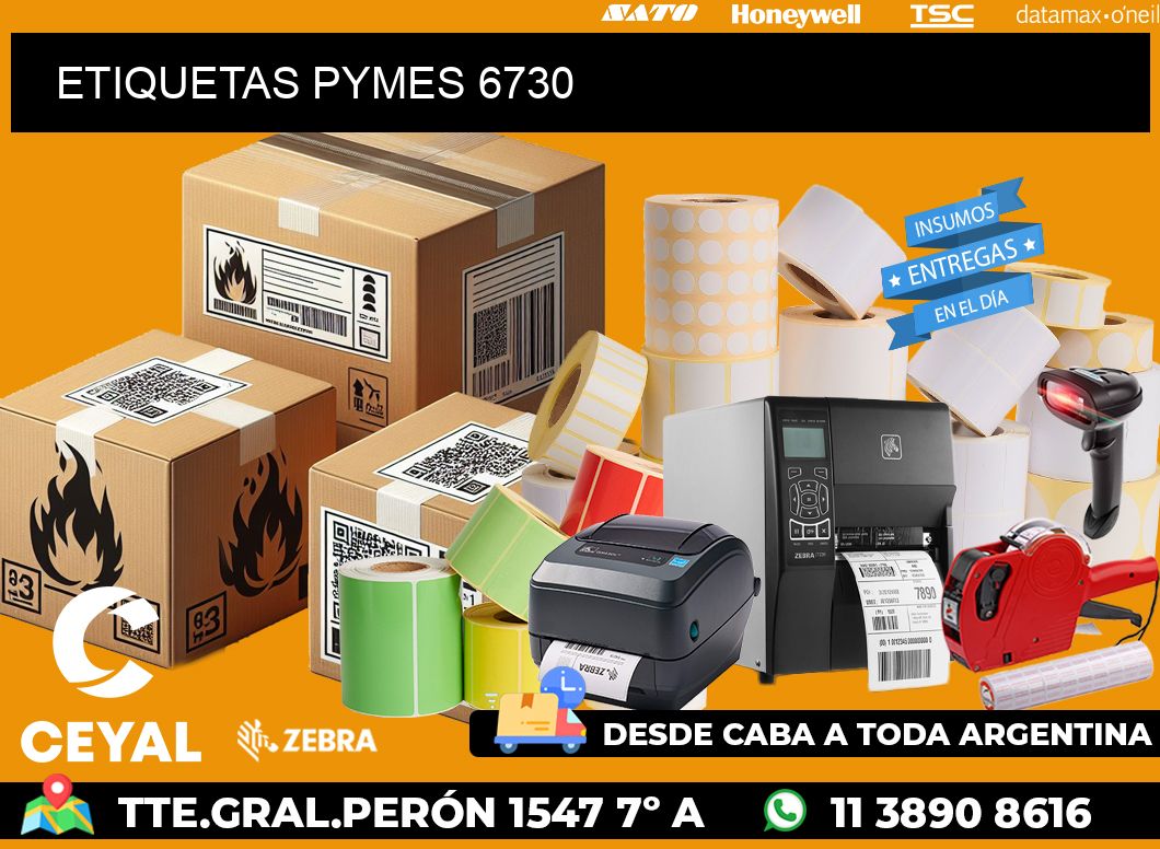 ETIQUETAS PYMES 6730