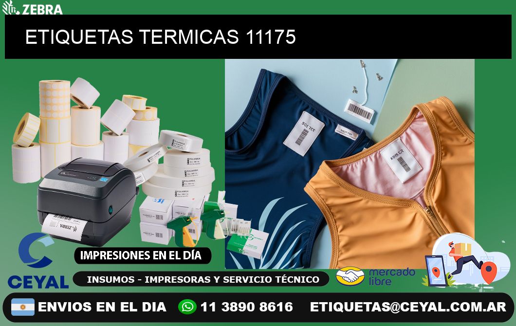 ETIQUETAS TERMICAS 11175