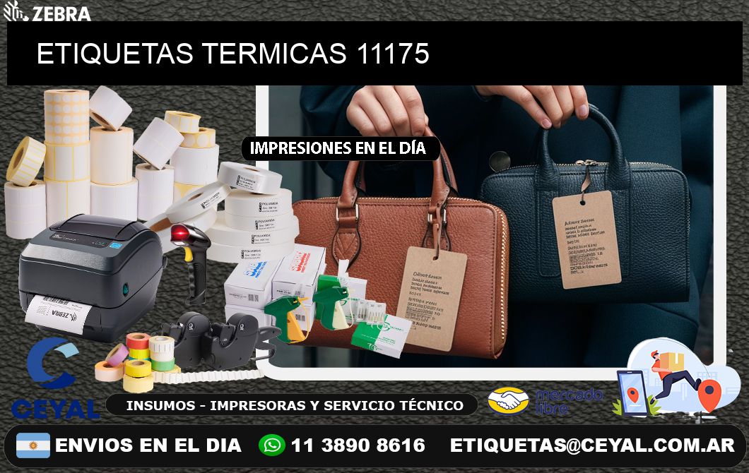 ETIQUETAS TERMICAS 11175