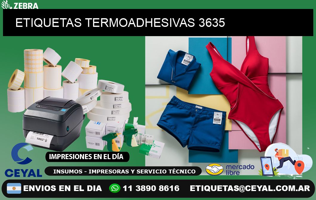 ETIQUETAS TERMOADHESIVAS 3635