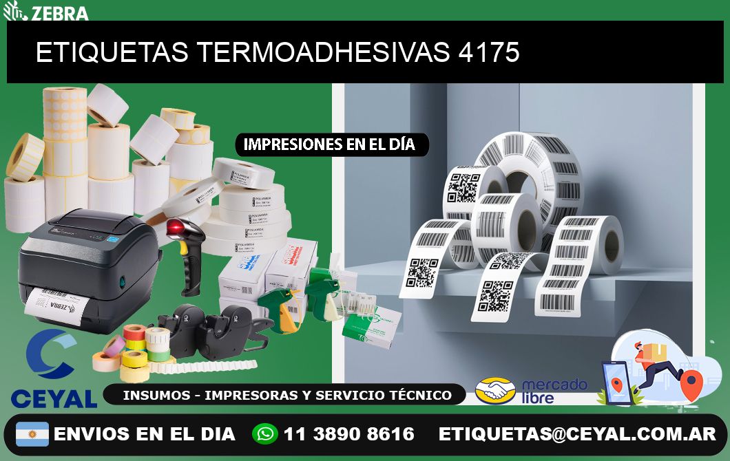 ETIQUETAS TERMOADHESIVAS 4175