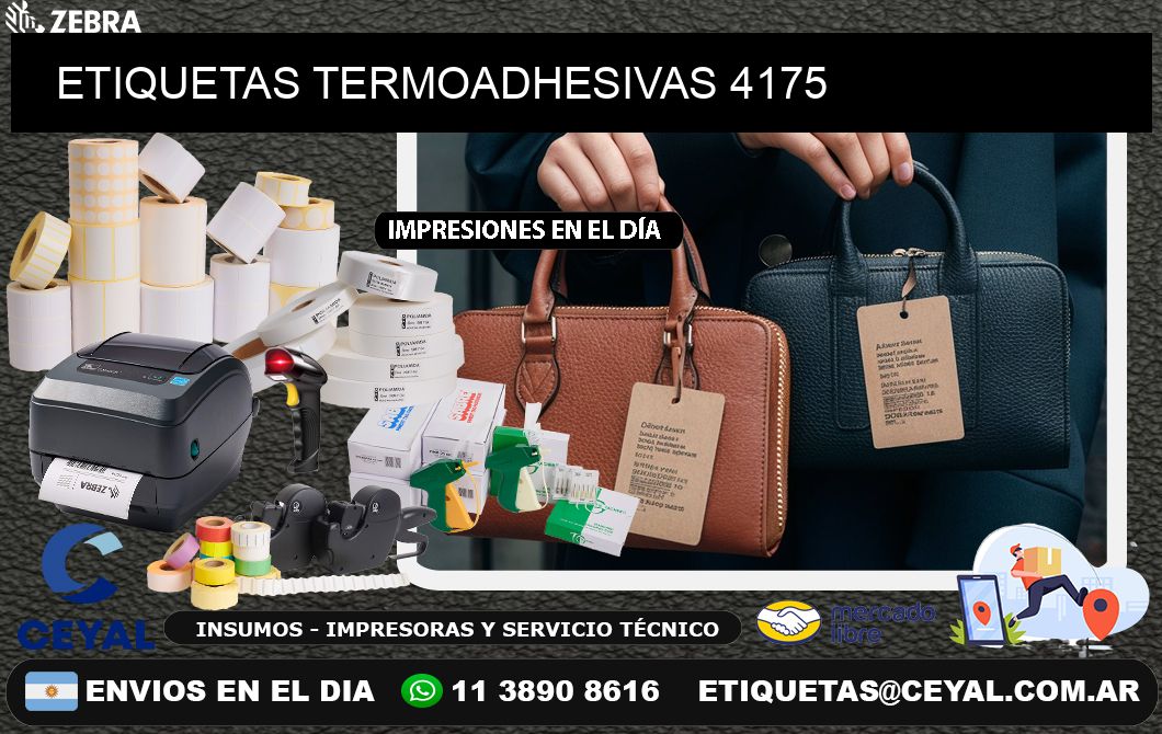 ETIQUETAS TERMOADHESIVAS 4175