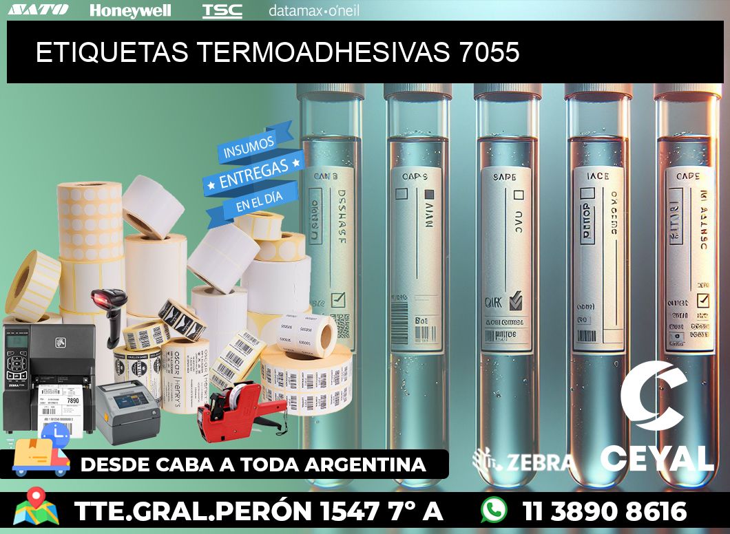 ETIQUETAS TERMOADHESIVAS 7055