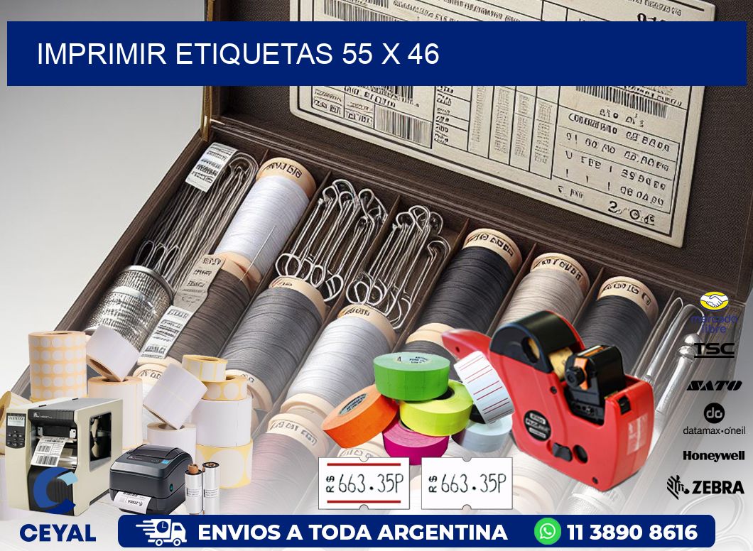 IMPRIMIR ETIQUETAS 55 x 46