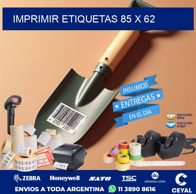 IMPRIMIR ETIQUETAS 85 x 62