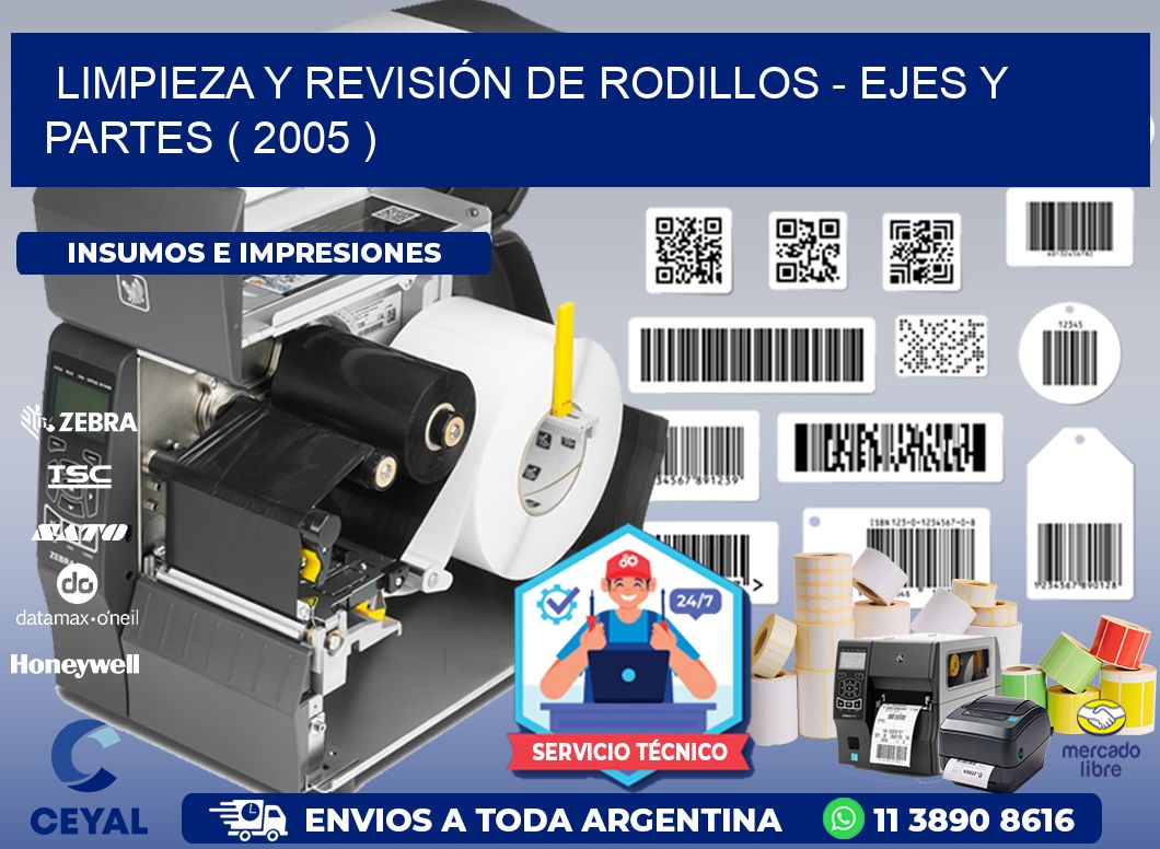 LIMPIEZA Y REVISIÓN DE RODILLOS - EJES Y PARTES ( 2005 )