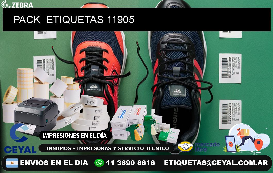 PACK  ETIQUETAS 11905