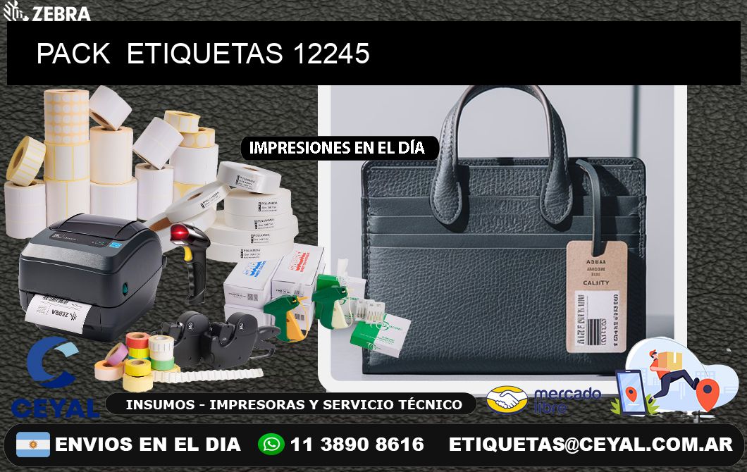 PACK  ETIQUETAS 12245