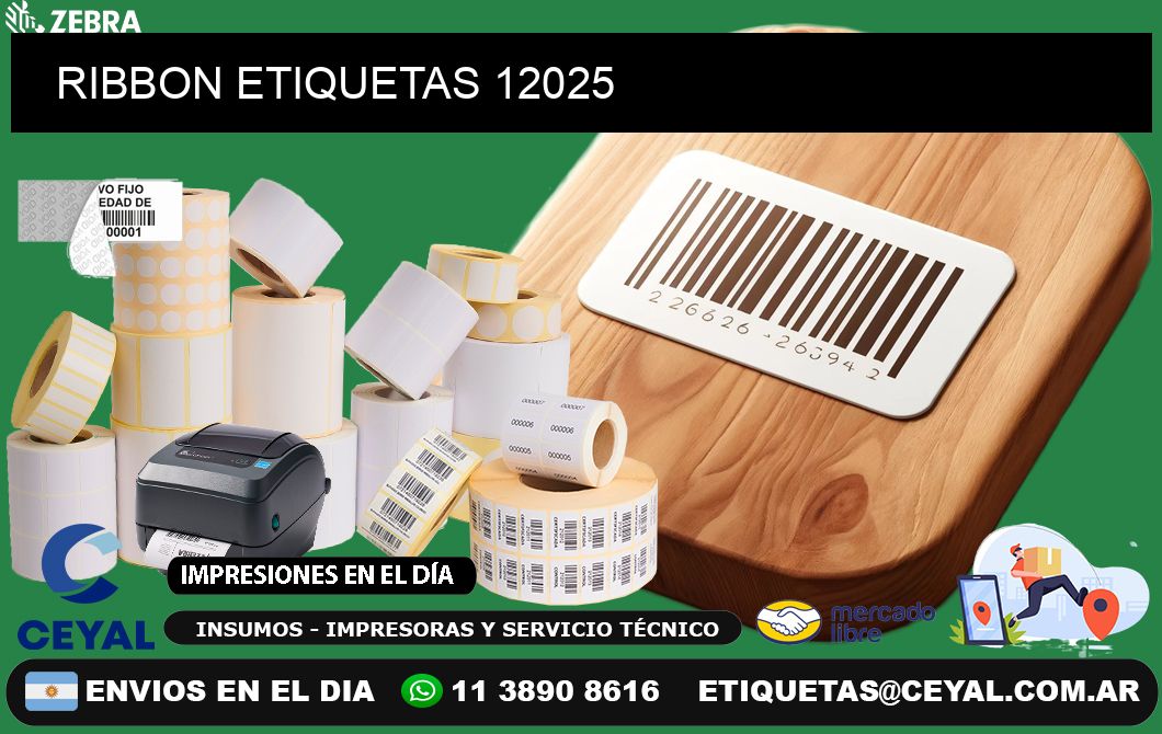 RIBBON ETIQUETAS 12025