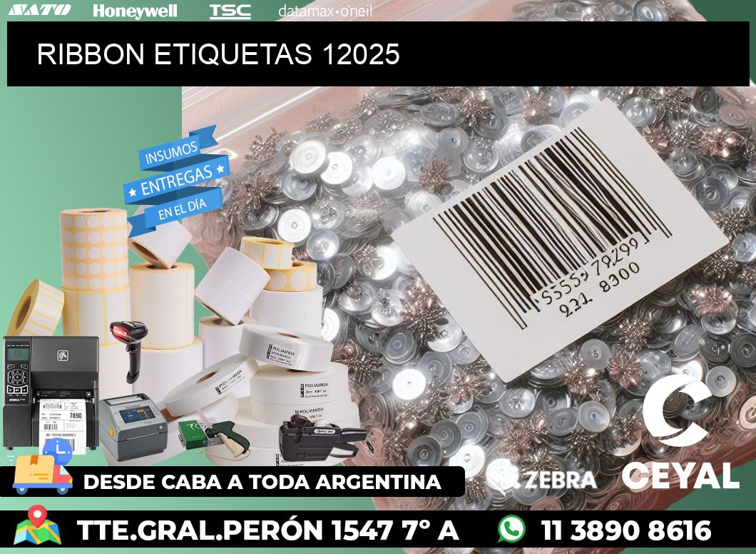 RIBBON ETIQUETAS 12025