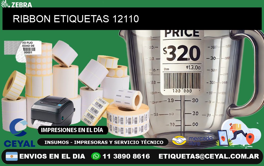 RIBBON ETIQUETAS 12110