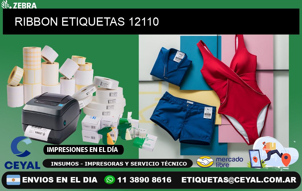 RIBBON ETIQUETAS 12110