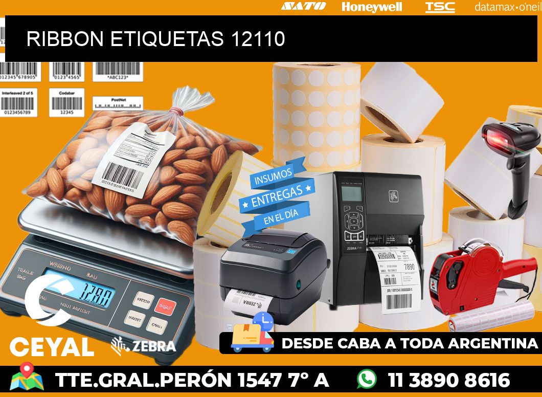 RIBBON ETIQUETAS 12110