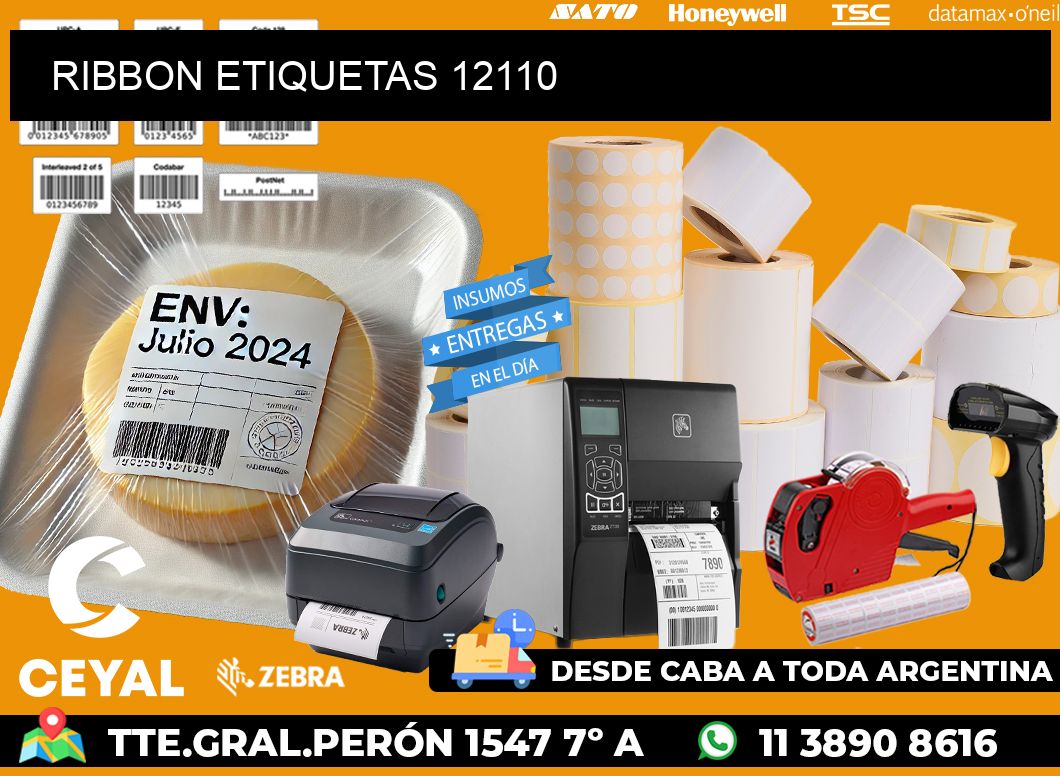 RIBBON ETIQUETAS 12110