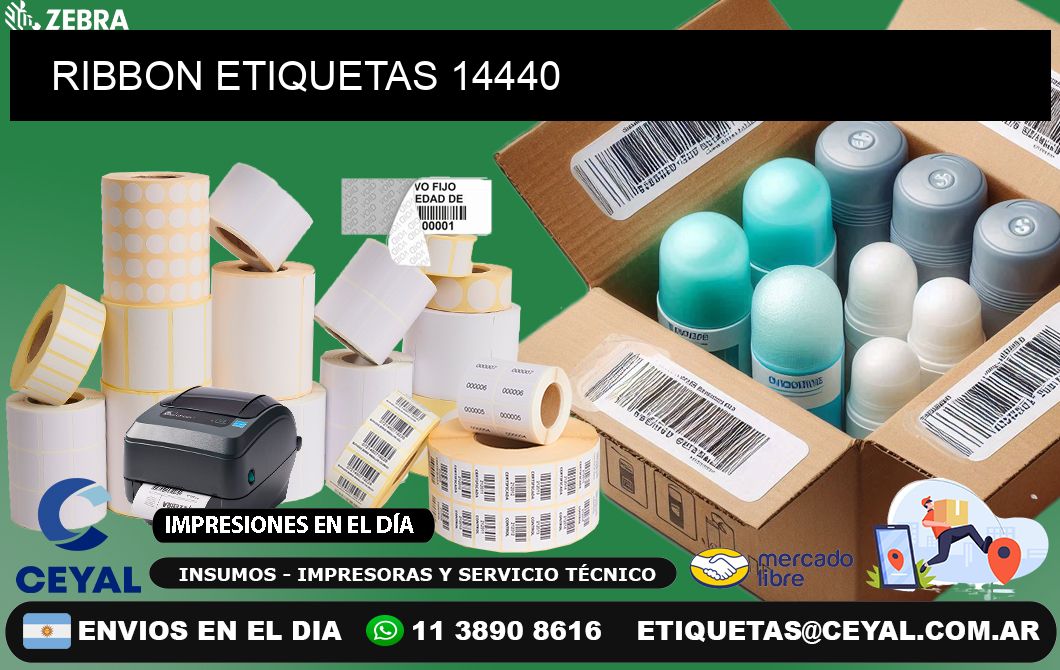 RIBBON ETIQUETAS 14440