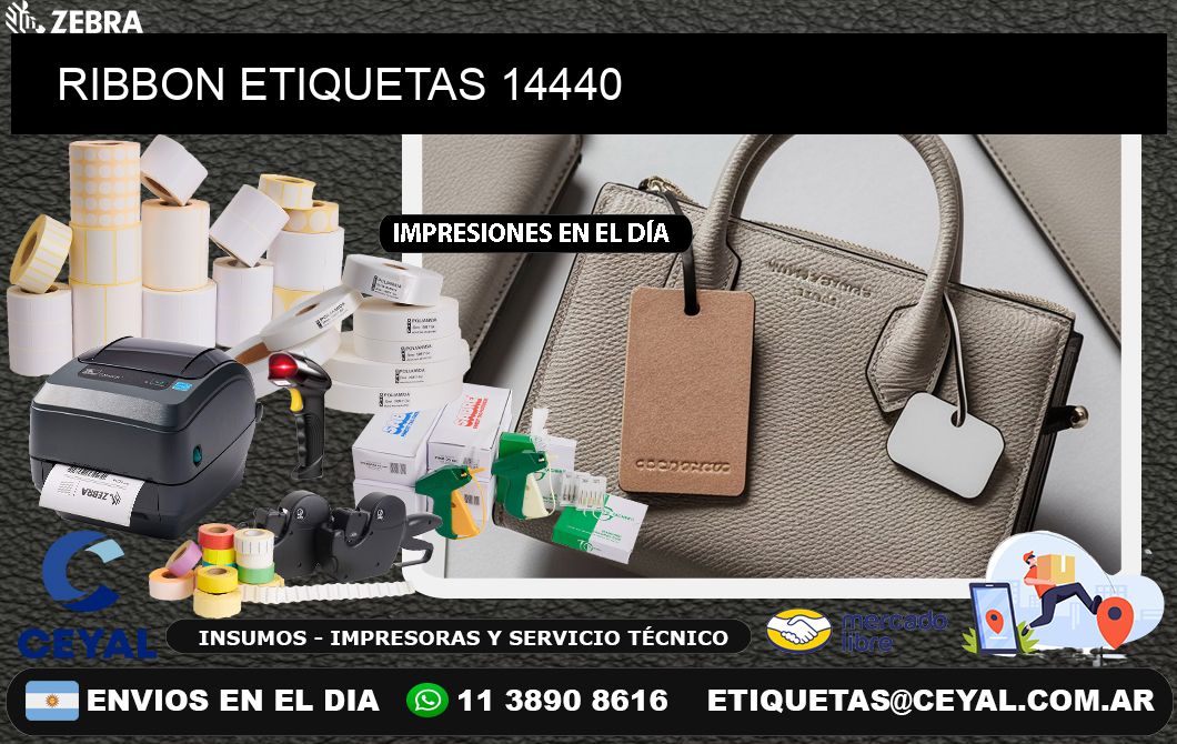 RIBBON ETIQUETAS 14440