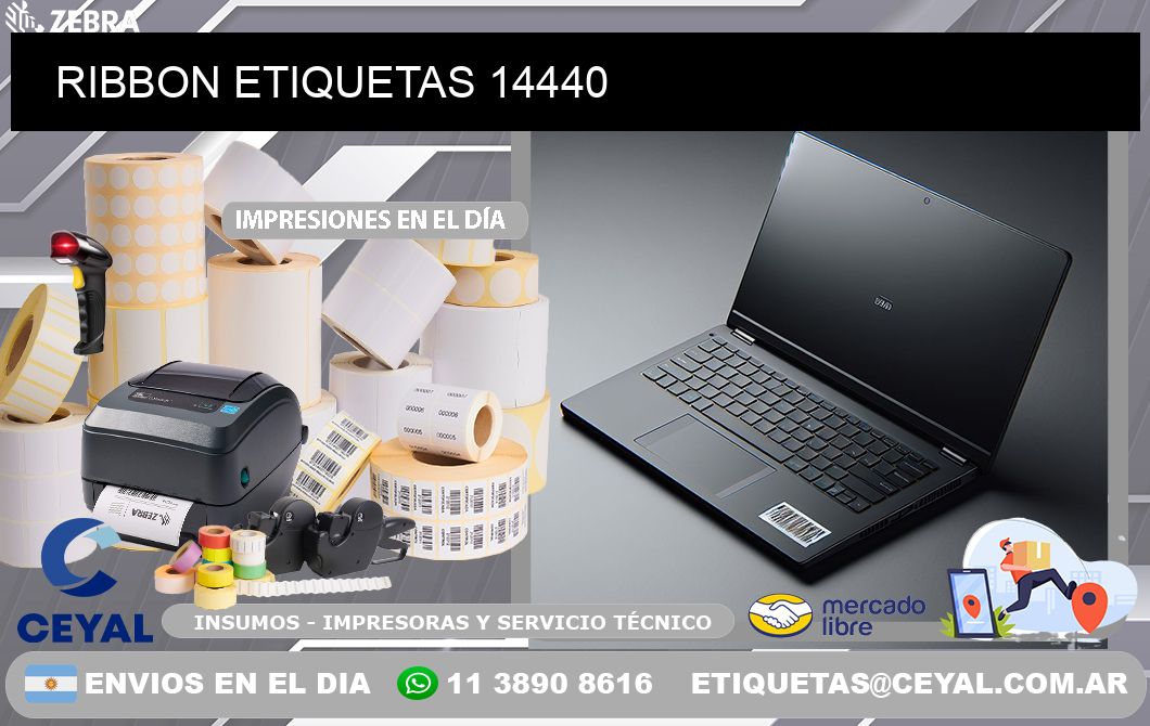 RIBBON ETIQUETAS 14440