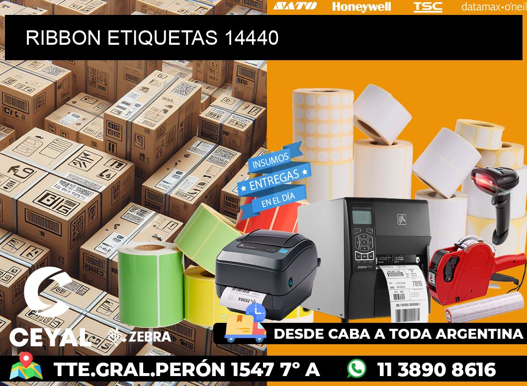 RIBBON ETIQUETAS 14440