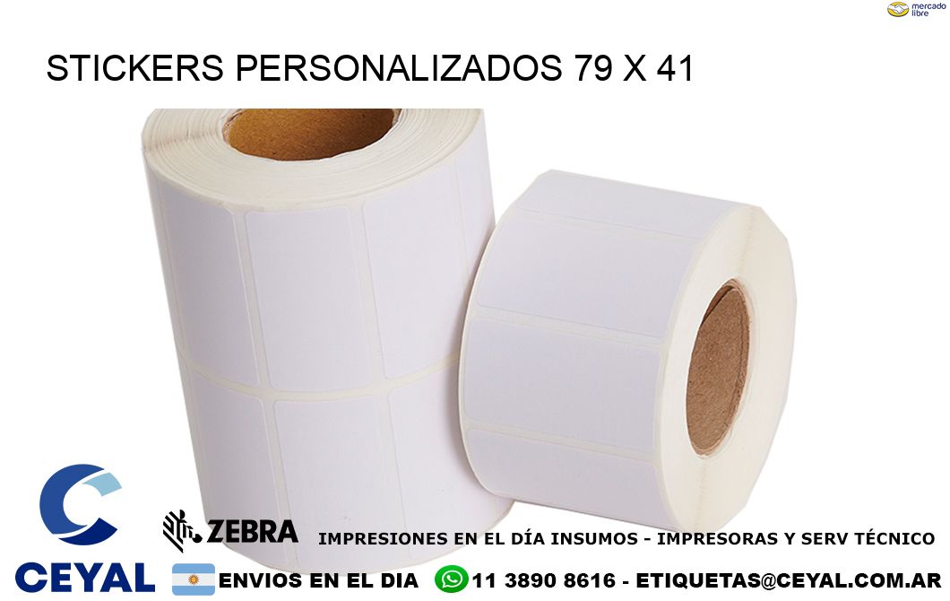 STICKERS PERSONALIZADOS 79 x 41