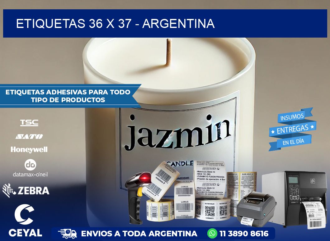 ETIQUETAS 36 x 37 – ARGENTINA