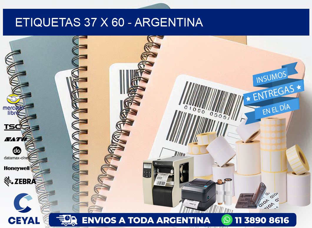 ETIQUETAS 37 x 60 - ARGENTINA