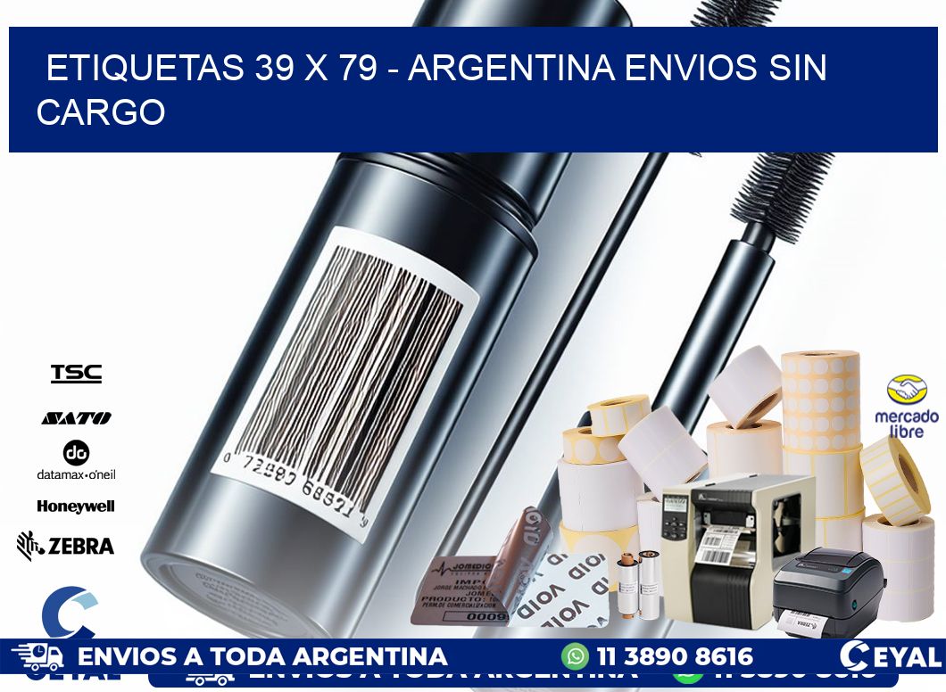 ETIQUETAS 39 x 79 – ARGENTINA ENVIOS SIN CARGO