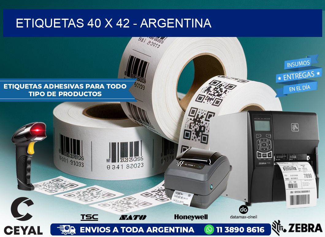 ETIQUETAS 40 x 42 – ARGENTINA