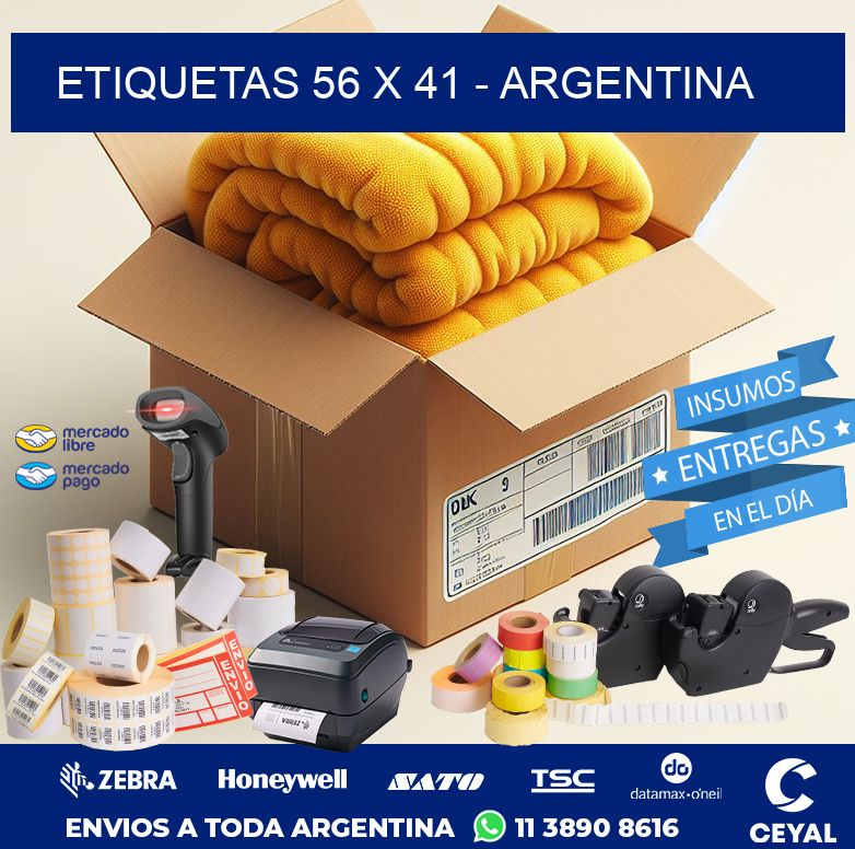 ETIQUETAS 56 x 41 - ARGENTINA