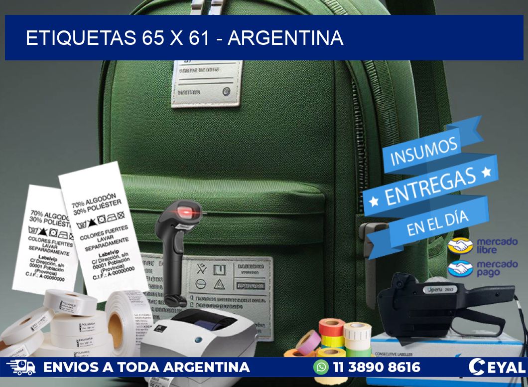 ETIQUETAS 65 x 61 – ARGENTINA