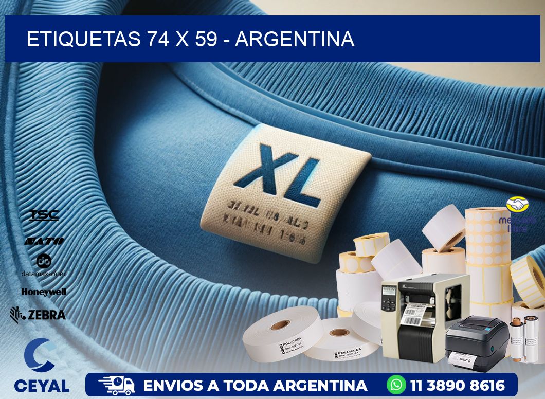 ETIQUETAS 74 x 59 - ARGENTINA