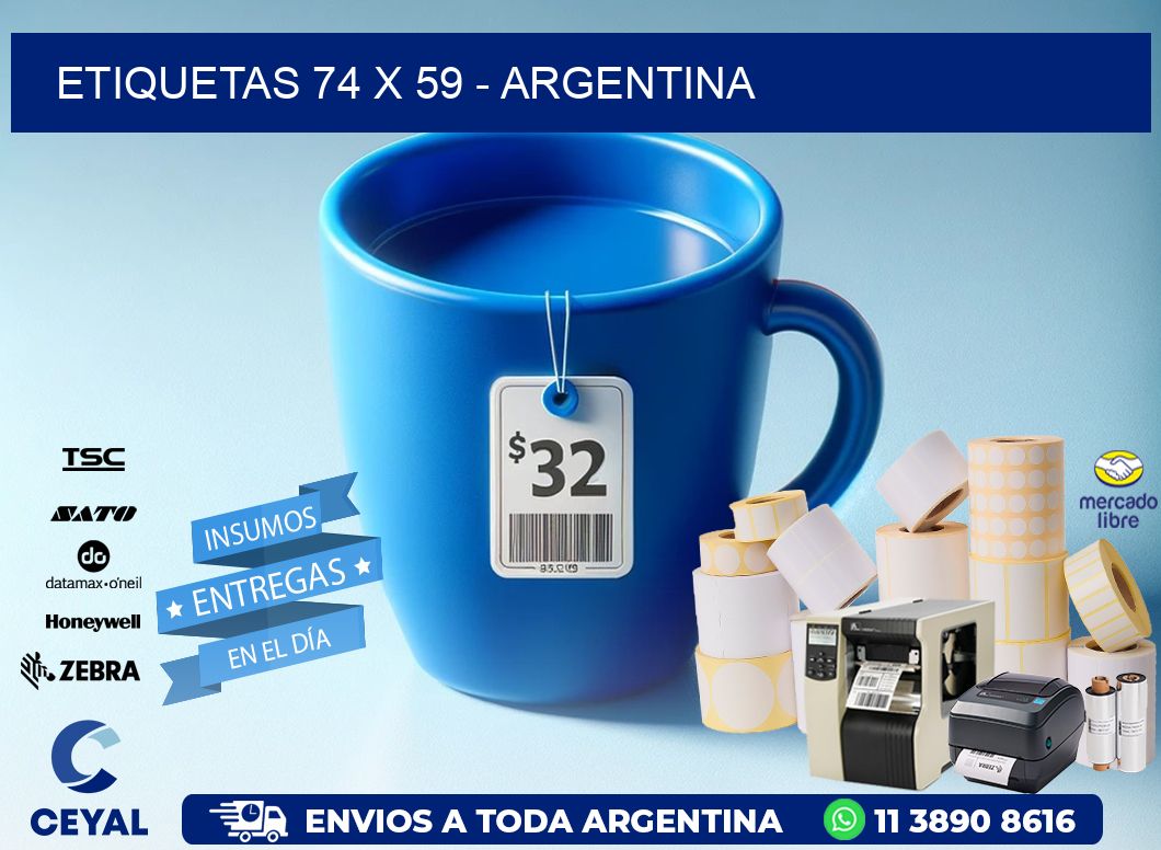 ETIQUETAS 74 x 59 - ARGENTINA