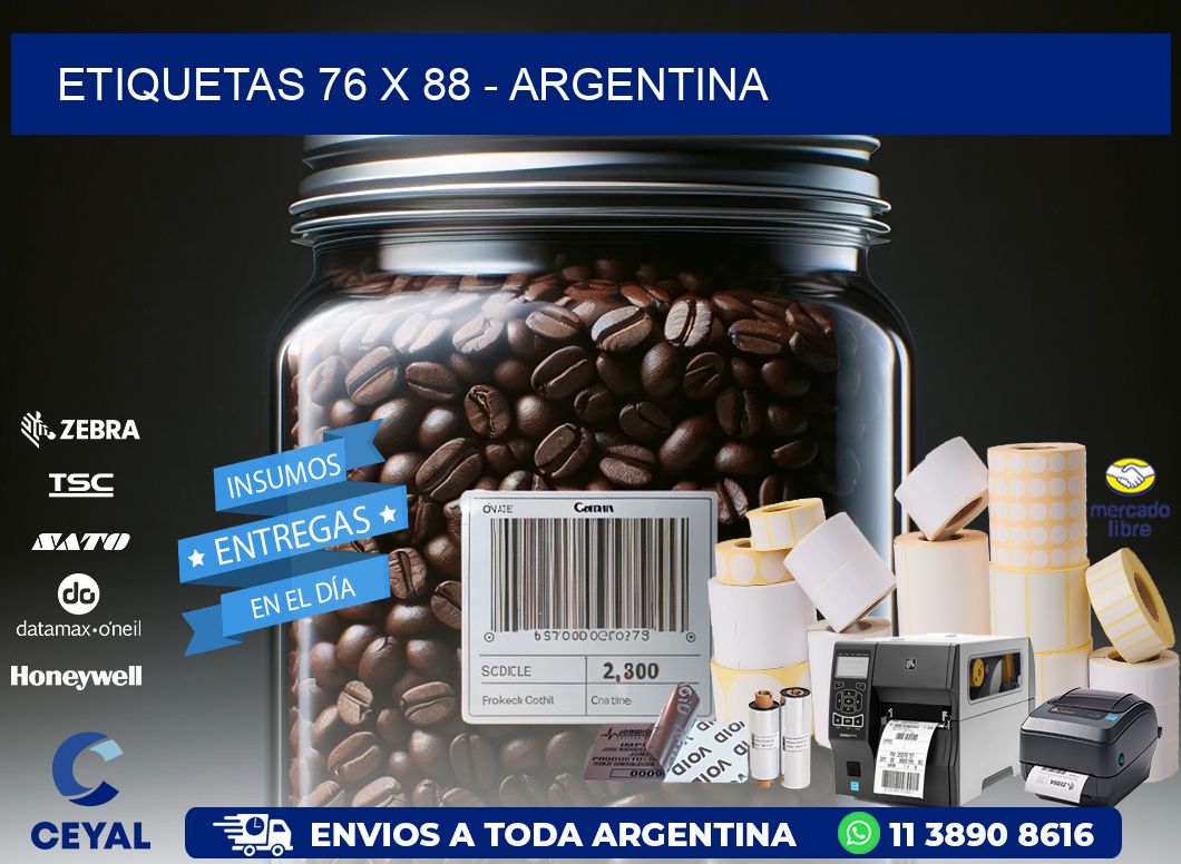 ETIQUETAS 76 x 88 - ARGENTINA