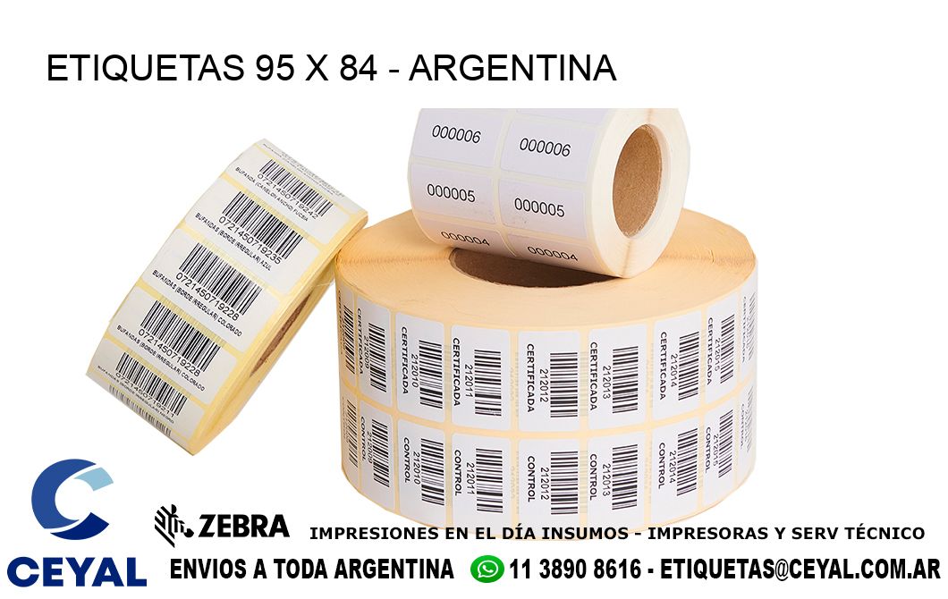 ETIQUETAS 95 x 84 - ARGENTINA