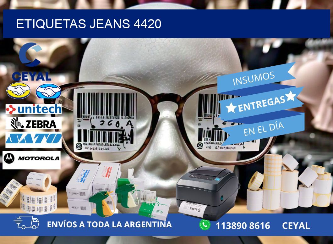 ETIQUETAS JEANS 4420