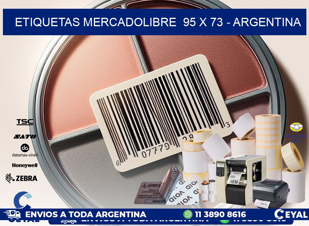 ETIQUETAS MERCADOLIBRE  95 x 73 – ARGENTINA