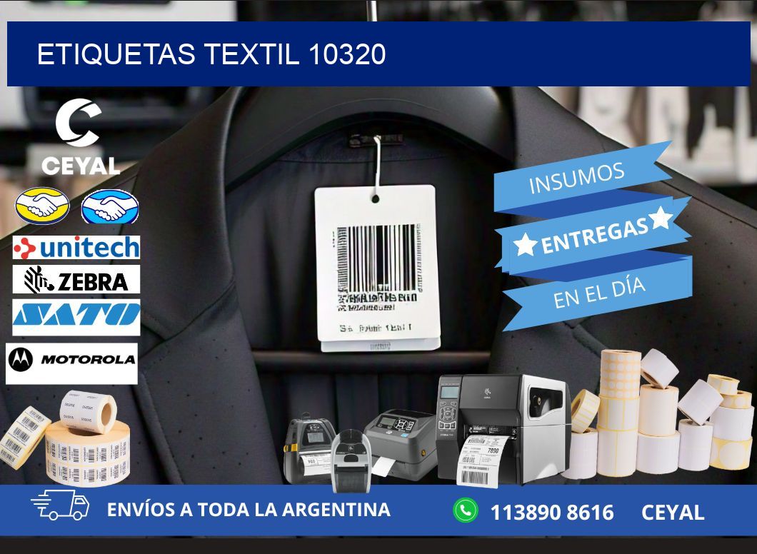 ETIQUETAS TEXTIL 10320