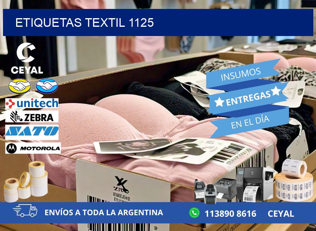 ETIQUETAS TEXTIL 1125