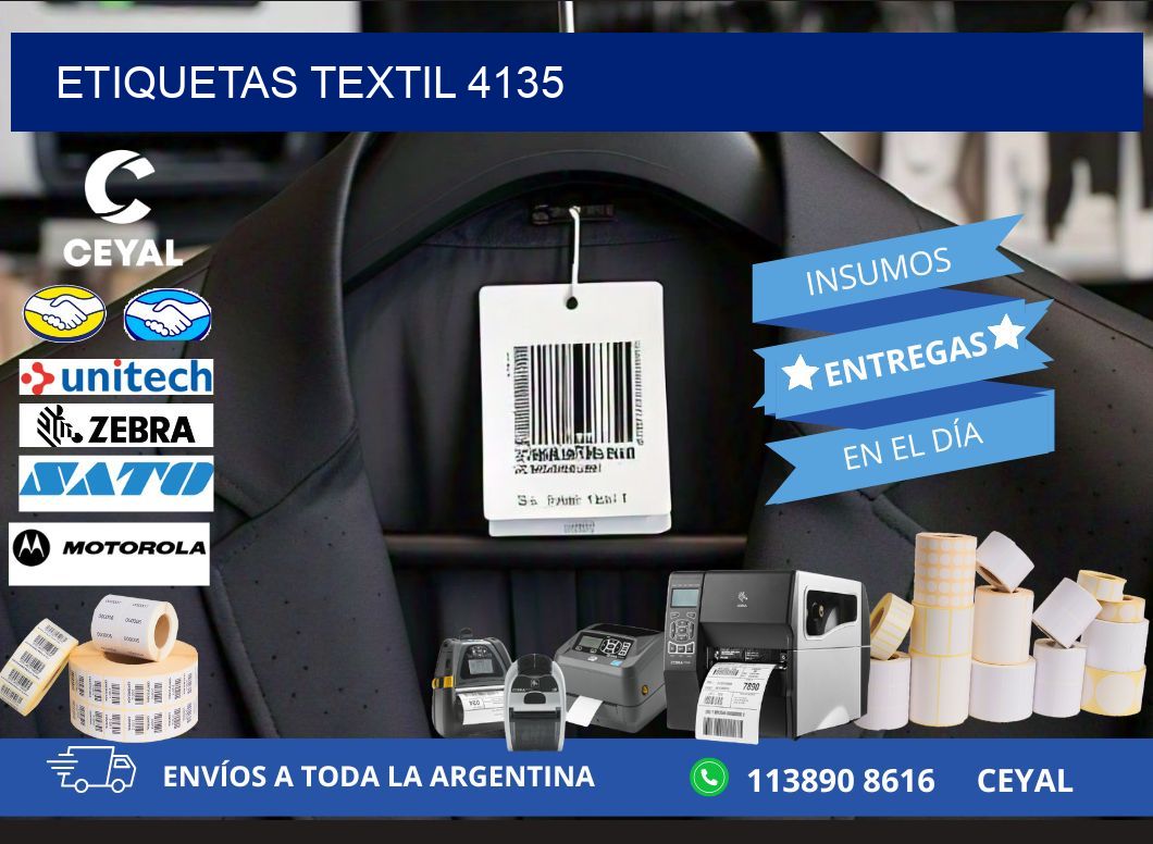 ETIQUETAS TEXTIL 4135